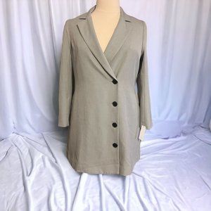 Vetta Gray Blazer Dress & Vest in Size L